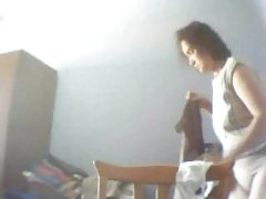 Порно с блондинка и червената